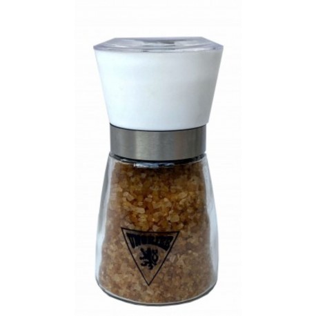 MLÝNEK PLNÝ KOUŘOVÉ SOLI